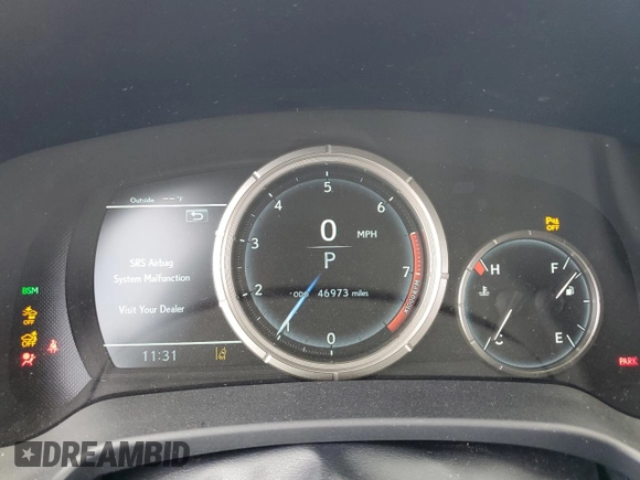 2022 Lexus RX with VIN 2T2YZMDA5NC351868, listed as a Copart auction lot 64174874 with 46,973 mi miles and Salvage Title. Bid and sale history available at carsss.com. Image 9.
