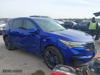 2021 Acura RDX w/A-Spec Package with VIN 5J8TC1H63ML012622, listed as a IAAI auction lot 41737892 with 58,087 mi miles. Bid and sale history available at carsss.com. Image 1.