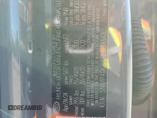 2024 Hyundai Santa Fe Limited z VIN 5NMP4DGL0RH039548, wystawiony jako Copart lot #47563365 z przebiegiem 12 934 mil mil oraz Szkoda całkowita • Salvage title. Historia ofert i sprzedaży dostępna na DreamBid. Obrazek 13.