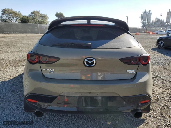 2024 Mazda Mazda3 Hatchback 2.5 Carbon Turbo with VIN JM1BPBYY6R1708786, listed as a Copart auction lot 84121104 with 26,189 mi miles and Salvage Title. Bid and sale history available at carsss.com. Image 6.
