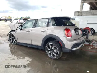 2022 MINI Hardtop 4 Door Cooper S with VIN WMW53DK04N2S32305, listed as a Copart auction lot 57426663 with 6,129 mi miles and Non repairable. Bid and sale history available at DreamBid. Image 2.