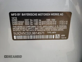 2020 BMW X4 M40i z VIN 5UX2V5C02L9B14571, wystawiony jako Copart lot #44318703 z przebiegiem 14 861 mil mil oraz . Historia ofert i sprzedaży dostępna na DreamBid. Obrazek 13.