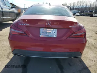 2019 Mercedes-Benz CLA 250 with VIN WDDSJ4GB8KN724289, listed as a Copart auction lot 41453584 with 72,475 mi miles and . Bid and sale history available at DreamBid. Image 6.
