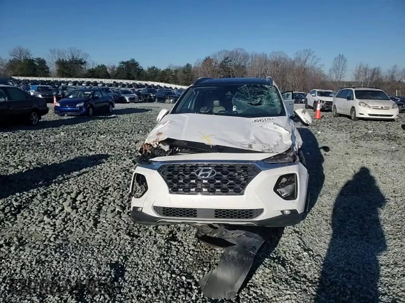 2020 Hyundai Santa Fe SEL with VIN 5NMS3CAA5LH275201, listed as a Copart auction lot 85453704 with 87,400 mi miles and Salvage Title. Bid and sale history available at carsss.com. Image 12.