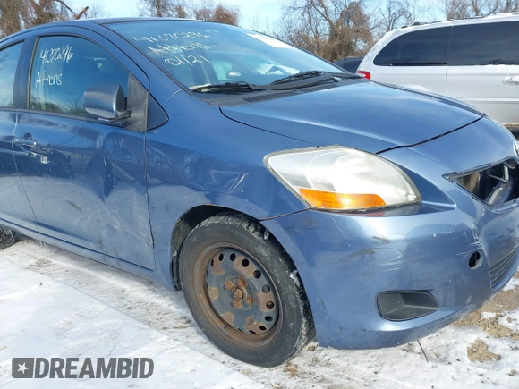 2007 Toyota Yaris with VIN JTDBT923571187106, listed as a IAAI auction lot 41370296 with 233,345 mi miles and . Bid and sale history available at carsss.com. Image 6.