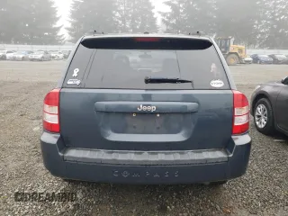 2007 Jeep Compass Sport with VIN 1J8FT470X7D261453, listed as a Copart auction lot 81710234 with 174,118 mi miles and Salvage Title. Bid and sale history available at carsss.com. Image 6.