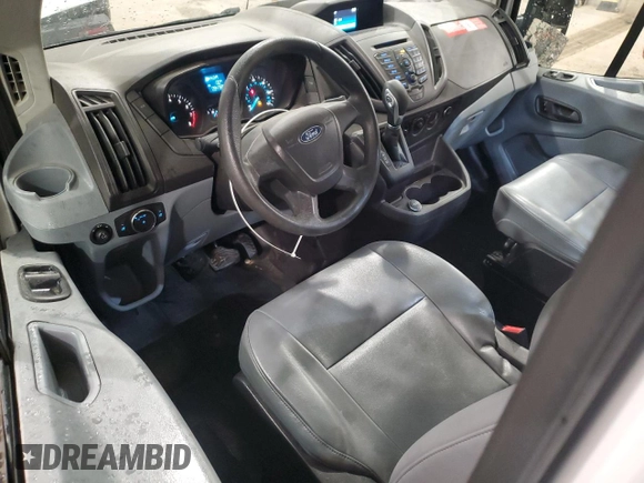 2019 Ford Transit with VIN 1FTYE2CM7KKB51357, listed as a Copart auction lot 52594215 with 94,789 mi miles and Salvage title. Bid and sale history available at DreamBid. Image 8.