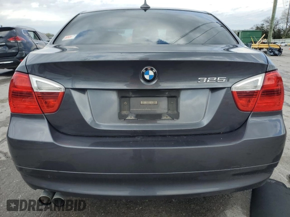 2006 BMW 3 Series 325i with VIN WBAVB13566PT04489, listed as a Copart auction lot 51803725 with 90,734 mi miles and Salvage title. Bid and sale history available at DreamBid. Image 6.
