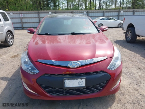 2013 Hyundai Sonata Hybrid with VIN KMHEC4A46DA080504, listed as a IAAI auction lot 42066994 with 107,888 mi miles. Bid and sale history available at carsss.com. Image 6.