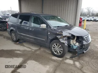 2014 Chrysler Town & Country Touring L 30th Anniversary with VIN 2C4RC1CG5ER424672, listed as a Copart auction lot 52248845 with 126,849 mi miles and Salvage title. Bid and sale history available at DreamBid. Image 4.