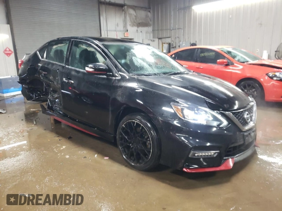2017 Nissan Sentra Nismo с VIN 3N1CB7AP4HY330854, выставлен на аукционе Copart как лот 87588035 с пробегом 110 466 миль миль и Списание • Salvage title. История ставок и продаж доступна на DreamBid. Изображение 4.