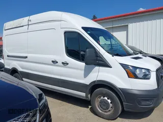 2023 Ford Transit Cargo with VIN 1FTBR1X84PKB02027, listed as a IAAI auction lot 42062820 with 79,813 mi miles and . Bid and sale history available at DreamBid. Image 13.