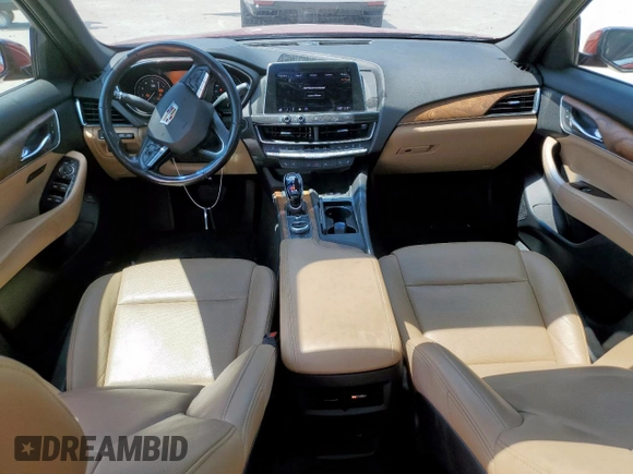 2020 Cadillac CT5 Premium Luxury with VIN 1G6DN5RK3L0139678, listed as a Copart auction lot 58495065 with 76,105 mi miles and Salvage title. Bid and sale history available at DreamBid. Image 8.