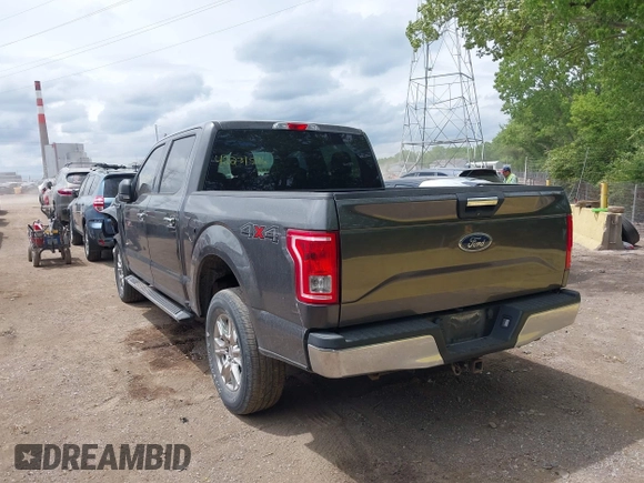 2017 Ford F-150 XL with VIN 1FTEW1EGXHFB50433, listed as a IAAI auction lot 42231546 with 105,140 mi miles and . Bid and sale history available at DreamBid. Image 3.