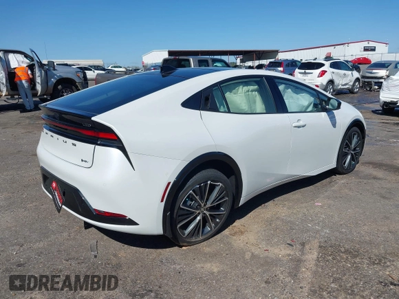 2024 Toyota Prius LE with VIN JTDACAAU6R3043434, listed as a IAAI auction lot 41757074 with 422 mi miles and . Bid and sale history available at DreamBid. Image 4.