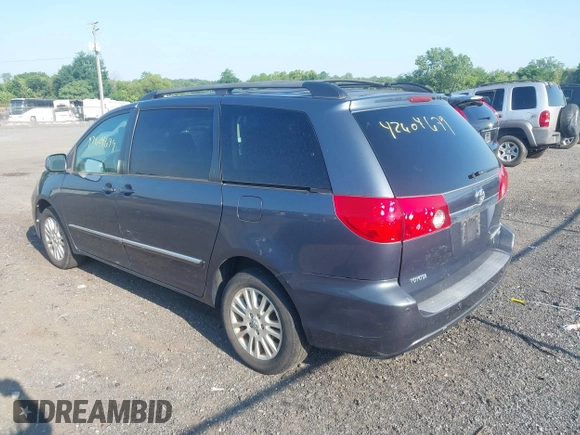 2008 Toyota Sienna XLE with VIN 5TDBK22C58S017861, listed as a IAAI auction lot 42604679 with 144,934 mi miles and . Bid and sale history available at DreamBid. Image 3.