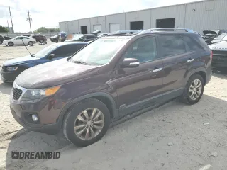 2011 Kia Sorento EX with VIN 5XYKUDA20BG152863, listed as a Copart auction lot 51738585 with 103,817 mi miles and Salvage Title. Bid and sale history available at carsss.com. Image 1.