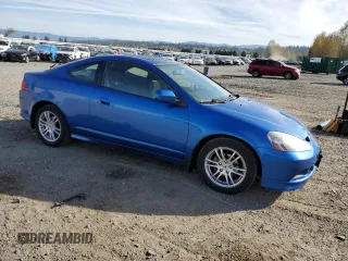 2005 Acura RSX with VIN JH4DC53825S017092, listed as a Copart auction lot 74581464 with 64,688 mi miles and Salvage Title. Bid and sale history available at carsss.com. Image 4.