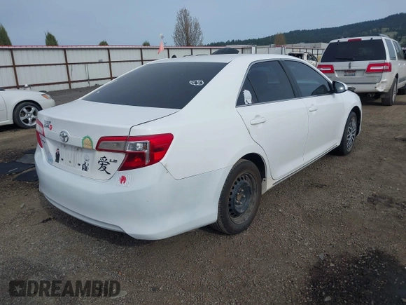 2013 Toyota Camry L with VIN 4T1BF1FK6DU269362, listed as a IAAI auction lot 42004165 with 184,876 mi miles. Bid and sale history available at carsss.com. Image 4.