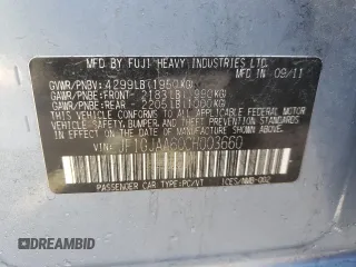 2012 Subaru Impreza 2.0i с VIN JF1GJAA60CH003660, выставлен на аукционе Copart как лот 45686565 с пробегом 234 967 миль миль и Списание • Salvage title. История ставок и продаж доступна на DreamBid. Изображение 12.