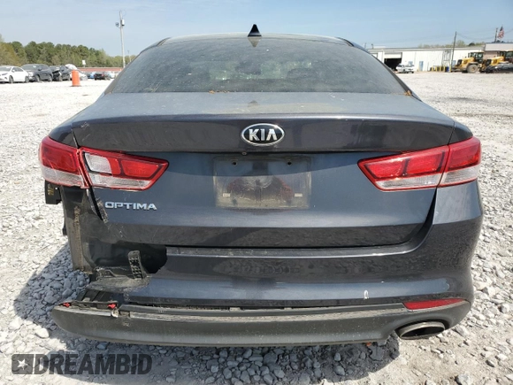 2017 Kia Optima LX with VIN 5XXGT4L36HG132953, listed as a Copart auction lot 50586395 with 139,203 mi miles and Salvage Title. Bid and sale history available at carsss.com. Image 6.