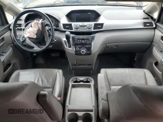 2013 Honda Odyssey EX-L with VIN 5FNRL5H61DB019930, listed as a Copart auction lot 54666775 with 175,300 mi miles and Salvage title. Bid and sale history available at DreamBid. Image 8.