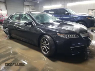2017 Acura TLX V6 w/Advance Pkg with VIN 19UUB2F76HA007103, listed as a Copart auction lot 88563265 with 49,740 mi miles and Salvage title. Bid and sale history available at DreamBid. Image 4.