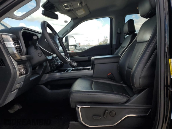 2024 Ford F-350 XL with VIN 1FT8W3BM6REF70748, listed as a Copart auction lot 51520485 with 6,862 mi miles and Salvage title. Bid and sale history available at DreamBid. Image 7.
