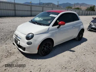 2015 FIAT 500 Pop z VIN 3C3CFFAR3FT642725, wystawiony jako Copart lot #64481655 z przebiegiem Nie podano mil oraz Szkoda całkowita • Salvage title. Historia ofert i sprzedaży dostępna na DreamBid. Obrazek 1.