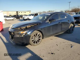 2019 Mazda Mazda3 Hatchback w/Preferred Pkg with VIN JM1BPAMMXK1130890, listed as a Copart auction lot 88374805 with 58,292 mi miles and Salvage Title. Bid and sale history available at carsss.com. Image 1.