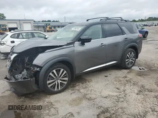 2022 Nissan Pathfinder Platinum with VIN 5N1DR3DH3NC272410, listed as a Copart auction lot 58962905 with 20,488 mi miles and Clean title. Bid and sale history available at DreamBid. Image 1.