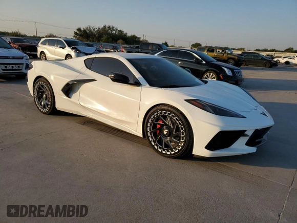 2022 Chevrolet Corvette 1LT with VIN 1G1YA2D44N5110707, listed as a Copart auction lot 75176874 with 12,056 mi miles and Clean Title. Bid and sale history available at carsss.com. Image 4.