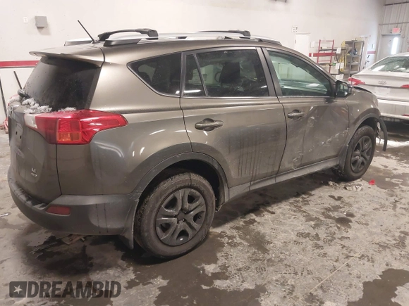 2014 Toyota RAV4 LE with VIN 2T3BFREV3EW140059, listed as a IAAI auction lot 41613214 with 168,165 mi miles and . Bid and sale history available at DreamBid. Image 4.