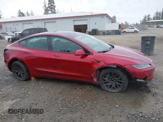 2024 Tesla Model 3 with VIN 5YJ3E1EA7RF785461, listed as a IAAI auction lot 41840091 with 8,414 mi miles. Bid and sale history available at carsss.com. Image 13.