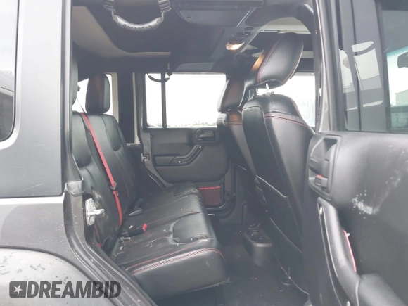 2018 Jeep Wrangler Unlimited Rubicon Recon with VIN 1C4BJWFG4JL827920, listed as a IAAI auction lot 41368319 with 110,835 mi miles and . Bid and sale history available at DreamBid. Image 8.