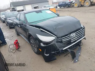 2023 Hyundai Sonata SEL with VIN KMHL34JJ4PA079904, listed as a IAAI auction lot 40915270 with 7,413 mi miles and . Bid and sale history available at DreamBid. Image 1.