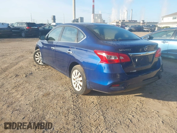 2017 Nissan Sentra S with VIN 3N1AB7AP2HY253778, listed as a IAAI auction lot 42111551 with 159,320 mi miles. Bid and sale history available at carsss.com. Image 3.