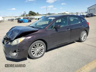 2012 Subaru Impreza Limited with VIN JF1GPAH69CH204736, listed as a Copart auction lot 53634435 with 185,262 mi miles and Salvage title. Bid and sale history available at DreamBid. Image 1.