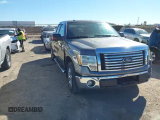 2011 Ford F-150 XL with VIN 1FTEX1CM0BFA28287, listed as a IAAI auction lot 41646969 with 160,182 mi miles. Bid and sale history available at carsss.com. Image 1.