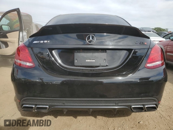 2016 Mercedes-Benz C 63 S AMG with VIN 55SWF8HB6GU113247, listed as a Copart auction lot 47280295 with 44,130 mi miles and Salvage title. Bid and sale history available at DreamBid. Image 6.
