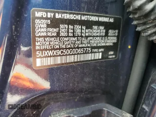 2016 BMW X3 xDrive28i z VIN 5UXWX9C50G0D65775, wystawiony jako Copart lot #58300235 z przebiegiem 186 025 mil mil oraz Tytuł czysty. Historia ofert i sprzedaży dostępna na DreamBid. Obrazek 13.