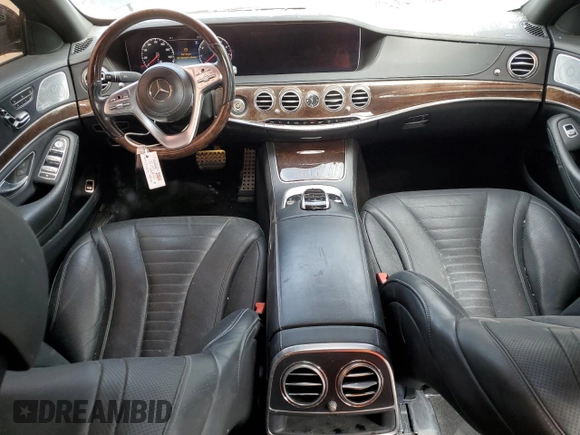 2018 Mercedes-Benz S 560 with VIN WDDUG8GB0JA384253, listed as a Copart auction lot 76186244 with 73,378 mi miles and Non Repairable. Bid and sale history available at DreamBid. Image 8.