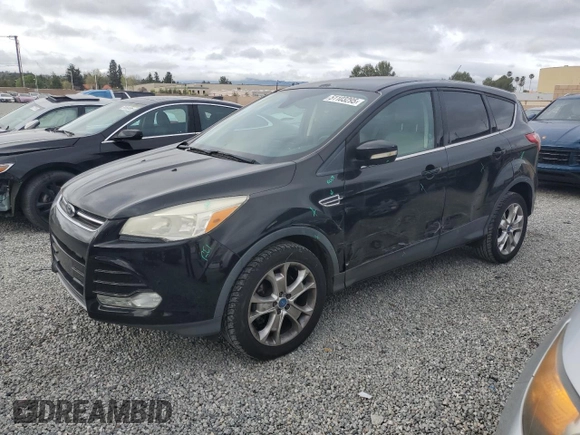2013 Ford Escape SEL with VIN 1FMCU0H98DUC48866, listed as a Copart auction lot 51103295 with 92,119 mi miles and Salvage Title. Bid and sale history available at carsss.com. Image 1.