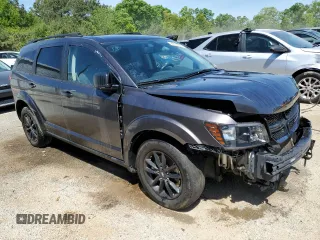 2020 Dodge Journey SE Value with VIN 3C4PDCAB8LT262537, listed as a Copart auction lot 53384865 with 73,119 mi miles and Clean Title. Bid and sale history available at DreamBid. Image 4.