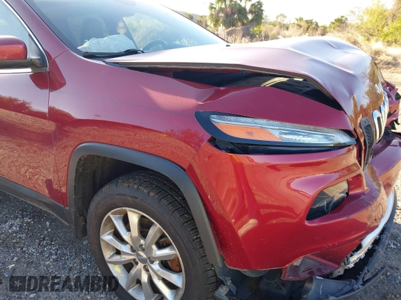 2015 Jeep Cherokee Limited with VIN 1C4PJMDS2FW523024, listed as a IAAI auction lot 41745699 with Not Provided miles and . Bid and sale history available at DreamBid. Image 17.