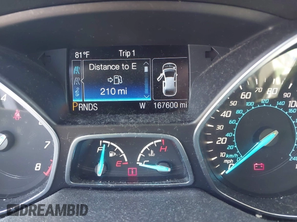 2013 Ford Escape SEL with VIN 1FMCU9H9XDUC19146, listed as a IAAI auction lot 42014526 with 167,600 mi miles. Bid and sale history available at carsss.com. Image 7.