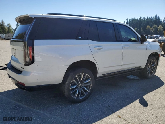 2021 Cadillac Escalade Sport with VIN 1GYS4FKL8MR285811, listed as a Copart auction lot 69693544 with 49,793 mi miles and Salvage Title. Bid and sale history available at carsss.com. Image 3.