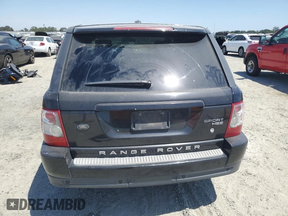 2009 Land Rover Range Rover Sport HSE with VIN SALSK254X9A203973, listed as a Copart auction lot 63165325 with 190,473 mi miles and Clean title. Bid and sale history available at DreamBid. Image 6.
