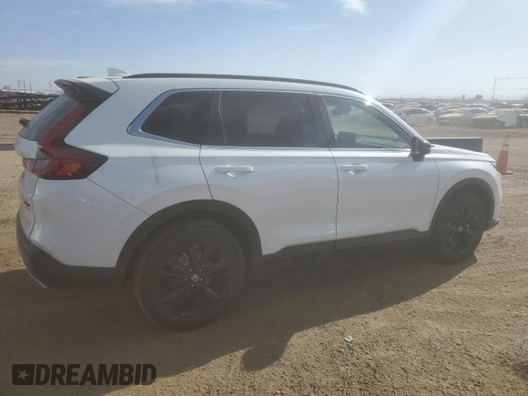 2025 Honda CR-V Sport Touring with VIN 7FARS6H9XSE072128, listed as a Copart auction lot 52966285 with 2,386 mi miles and Salvage Title. Bid and sale history available at DreamBid. Image 3.