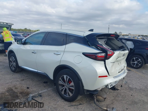2022 Nissan Murano S z VIN 5N1AZ2ASXNC121965, wystawiony jako IAAI lot #42070134 z przebiegiem 26 019 mil mil oraz . Historia ofert i sprzedaży dostępna na DreamBid. Obrazek 3.